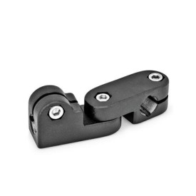 GN 287 Gelenk-Klemmverbinder, Aluminium Oberfläche: SW - schwarz, RAL 9005, strukturmatt