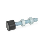 Andrückschrauben, Stahl, mit / ohne elastische Schutzkappe