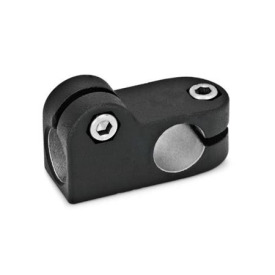 GN 191 Winkel-Klemmverbinder, Aluminium Oberfläche: SW - schwarz, RAL 9005, strukturmatt