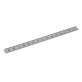 GN 711 Maßstäbe, Edelstahl / Kunststoff, selbstklebend Werkstoff: NI - Edelstahl<br />Form: S - Ziffern senkrecht angeordnet (Ziffernfolgen U,M,O)<br />Ziffernfolge: M