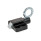 GN 724.6 Pistoncini di posizionamento a molla, acciaio/acciaio INOX, con perno smussato, con flangia per montaggio a filo Type: C1 - Smusso in alto
Materiale/Finitura: SW - nero RAL 9005, finitura testurizzata
Identification no.: 1 - Senza pezzo di riscontro