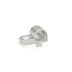 GN 614.1 Supporto per pressori a molla GN 614 Tipo: L - Montaggio a sinistra, senza pressore a molla