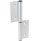 GN 2292 Scharniere, aushängbar, für Aluminiumprofile, mit Führungssteg Form: A - Scharnierflügel außenliegend
Kennzeichen: C - mit Senkbohrungen
l<sub>2</sub>: 162