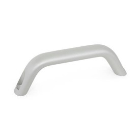 GN 565.3 Bügelgriffe, Aluminium Form: B - Montage von der Bedienseite<br />Oberfläche: EL - eloxiert, naturfarben
