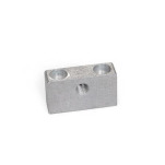 Lagerböcke, für Stellschrauben GN 827, Aluminium