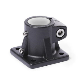 GN 163.1 Fuß-Verfahrschlitten für Lineareinheiten, Aluminium d<sub>1</sub>: G - mit Gleiteinsatz<br />Oberfläche: SW - schwarz, RAL 9005, strukturmatt
