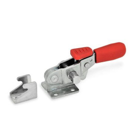 GN 851.3 Edelstahl-Verschlussspanner mit Verriegelung, für Zugspannung Form: T - ohne Zugbügel, mit Gegenhalter<br />Werkstoff: A4 - Edelstahl