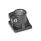 GN 163 Fuß-Klemmverbinder, Aluminium Oberfläche: SW - schwarz, RAL 9005, strukturmatt