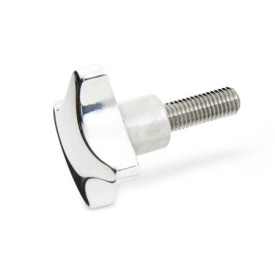 GN 6335.5 Kreuzgriffschrauben, Aluminium, Schraube Edelstahl Oberfläche: AP - poliert