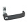 GN 115.7 Chiusure con maniglia a ponte per armadi, funzionamento con chiave a tubo Tipo: SCH - Con intaglio
Finitura: SW - Nero, RAL 9005, finitura strutturata