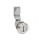 GN 515 Chiusure, acciaio INOX, con corpo di contenimento esteso, funzionamento con chiave a tubo Tipo: SCH - Con intaglio