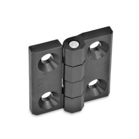 GN 237.1 Scharniere, Kunststoff Form: A - 2x2 Bohrungen für Senkschrauben