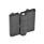 GN 237.1 Scharniere, Kunststoff Form: C - 2x2 Gewindestifte