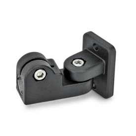 GN 281 Gelenk-Klemmverbinder, Aluminium Oberfläche: SW - schwarz, RAL 9005, strukturmatt