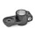 GN 274 Laschen-Klemmverbinder, Aluminium Form: IV - mit Innenverzahnung
Oberfläche: SW - schwarz, RAL 9005, strukturmatt