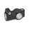 GN 192 Winkel-Klemmverbinder, Aluminium Oberfläche: SW - schwarz, RAL 9005, strukturmatt