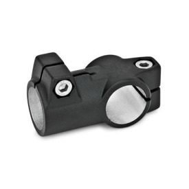 GN 192 Winkel-Klemmverbinder, Aluminium Oberfläche: SW - schwarz, RAL 9005, strukturmatt