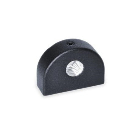 GN 412.1 Flange di posizionamento, lega di zinco pressofusa N° identificativo: 2 - Montaggio dal lato posteriore