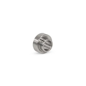 GN 753.2 Befestigungselemente für Laufrollen GN 753.1 / GN 753, Edelstahl Form: AE - Buchse, Zentrierung einseitig