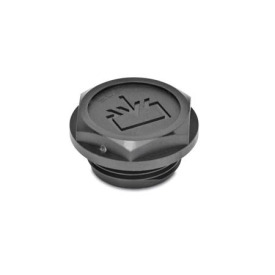 GN 747.2 Verschlussschrauben mit Einfüllsymbol, O-Ring eingefasst, Kunststoff Entlüftungsbohrung: 2 - mit Entlüftungsbohrung