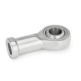 GN 648.5 Gelenkköpfe mit Innengewinde, Edelstahl Form: WK - Edelstahl-PTFE / Edelstahl wartungsfrei