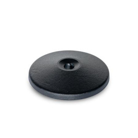 GN 37.1 Fußplatten, mit zentraler Befestigungsbohrung Form: C - mit O-Ring