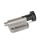 GN 417 Pistoncini di posizionamento a molla, acciaio INOX, con manopola, con e senza posizione di arresto Tipo: C - Con posizione di arresto, con manopola
Materiale: NI - Fusione di precisione in acciaio INOX