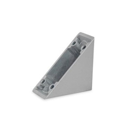 GN 30i Winkel, Zink-Druckguss, für Aluprofile (i-Baukasten) Form: A - ohne Zubehör<br />Größe: 30x60/40x80
