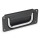 GN 425.8 Schalen-Klappgriffe Werkstoff Griff: CR - Stahl, verchromt
Oberfläche Schale: SW - schwarz, RAL 9005, strukturmatt