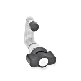 GN 516.1 Drehspannriegel, mit stufenlos einstellbarem Riegelabstand Form: KG - mit Knebel