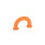 GN 224.3 Fingergriffe, Kunststoff Farbe: OR - orange, RAL 2004, matt