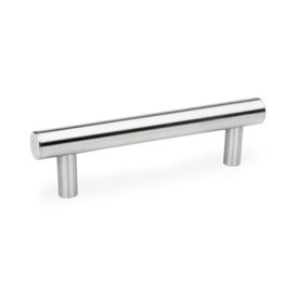 GN 666.5 Rohrgriffe, Edelstahl Form: E - mit Edelstahl-Deckel