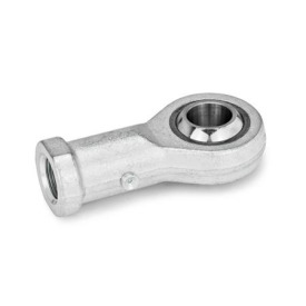 GN 648.1 Gelenkköpfe mit Innengewinde, Stahl Form: N - Messing / Stahl  nachschmierbar