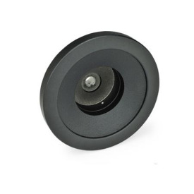 GN 323.8 Scheibenhandräder, Aluminium, für Stellungsanzeiger GN 000.8 / GN 000.3 Form: A - ohne Griff