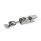 GN 761.1 Spannverschlüsse, Stahl / Edelstahl, mit Verriegelung Form: G - Zuganker mit Öse, mit Gegenhalter
Werkstoff: NI - Edelstahl