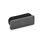 GN 991 Endstopfen, Kunststoff, rechteckig Farbe: SW - schwarz, RAL 9005, matt