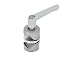 GN 490 Gelenk-Klemmverbinder Form: B - mit verstellbarem Klemmhebel<br />Oberfläche: MT - matt, gleitgeschliffen
