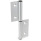 GN 2294 Scharniere, aushängbar, für Aluminiumprofile / Flächenelemente Form: A - Scharnierflügel außenliegend
Kennzeichen: C - mit Senkbohrungen
l<sub>2</sub>: 162