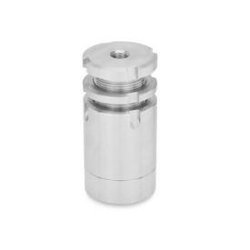 GN 360 Edelstahl-Ausgleich-Stellfüße Werkstoff: NI - Edelstahl<br />Form: B - mit Kontermutter<br />Fußdurchmesser d<sub>1</sub>: 40