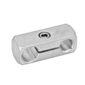 GN 474.1 Parallel-Klemmhalter, Aluminium Oberfläche: MT - matt, gleitgeschliffen
