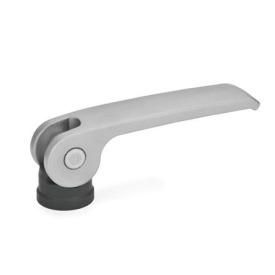 GN 927.5 Exzenterspanner, Hebel Edelstahl, mit Innengewinde Form: B - Kunststoff-Auflagescheibe ohne Stellmutter
