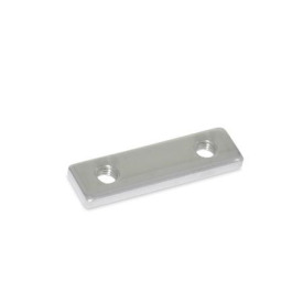 GN 2372 Gewindeplatten, Edelstahl, mit Innengewinde, für Scharniere 