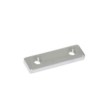 Gewindeplatten, Edelstahl, mit Innengewinde, für Scharniere