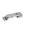 GN 821 Chiusure a leva, acciaio / acciaio INOX Tipo: S - Con fermo di sicurezza
Materiale: NI - Acciaio inox
N° identificativo: 2 - Tipo corto
