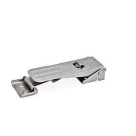 GN 821 Chiusure a leva, acciaio / acciaio INOX Tipo: S - Con fermo di sicurezza<br />Materiale: NI - Acciaio inox<br />N° identificativo: 2 - Tipo corto