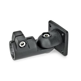 GN 282 Gelenk-Klemmverbinder, Aluminium Form: S - Verstellung stufenlos<br />Oberfläche: SW - schwarz, RAL 9005, strukturmatt