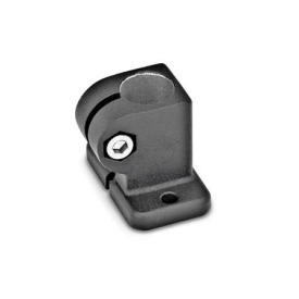 GN 162.3 Fuß-Klemmverbinder, Aluminium Oberfläche: SW - schwarz, RAL 9005, strukturmatt
