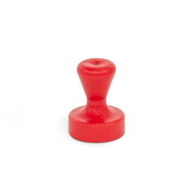 GN 53.3 Haftmagnete, Scheibenform, mit Griffstück, mit Kunststoffgehäuse Form: A - ohne Öse<br />Farbe: RT - rot, RAL 3031