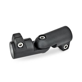 GN 286 Gelenk-Klemmverbinder, Aluminium Form: S - Verstellung stufenlos<br />Oberfläche: SW - schwarz, RAL 9005, strukturmatt