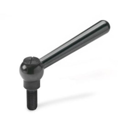 GN 99.2 Verstellbare Kegelgriffe mit Gewindestift, Stahl Form: N - Griff schräg